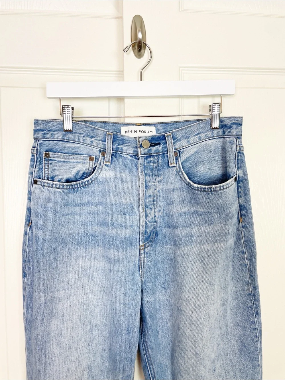 Denim Forum Aritzia The Joni High Rise Loose Jeans Organic Cotton Sz 29